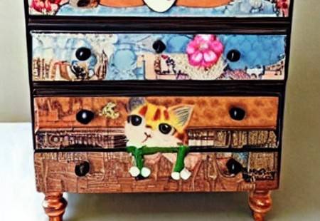 dresser-cabinet-decoupage